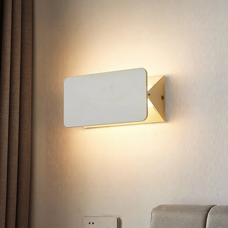 Applique da Parete Moderno a LED | Lampada Minimalista in Alluminio con Braccio Orientabile