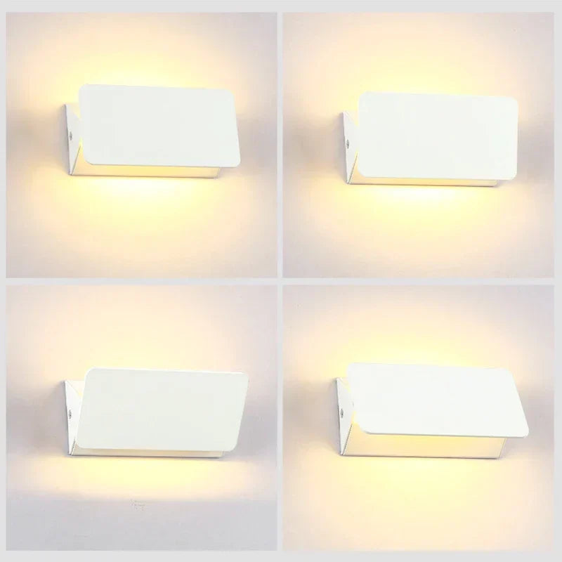 Applique da Parete Moderno a LED | Lampada Minimalista in Alluminio con Braccio Orientabile