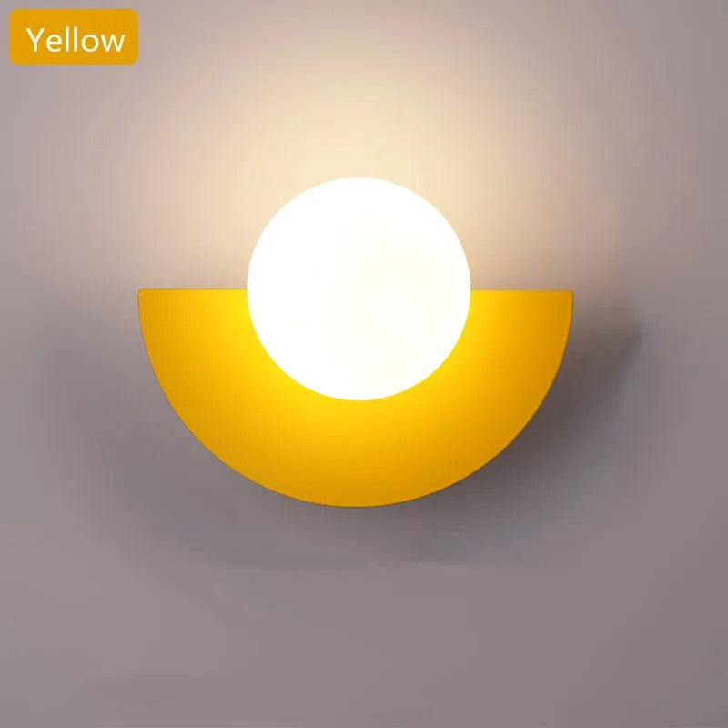 Applique da Parete Semicircolare Nordica – Illuminazione Moderna