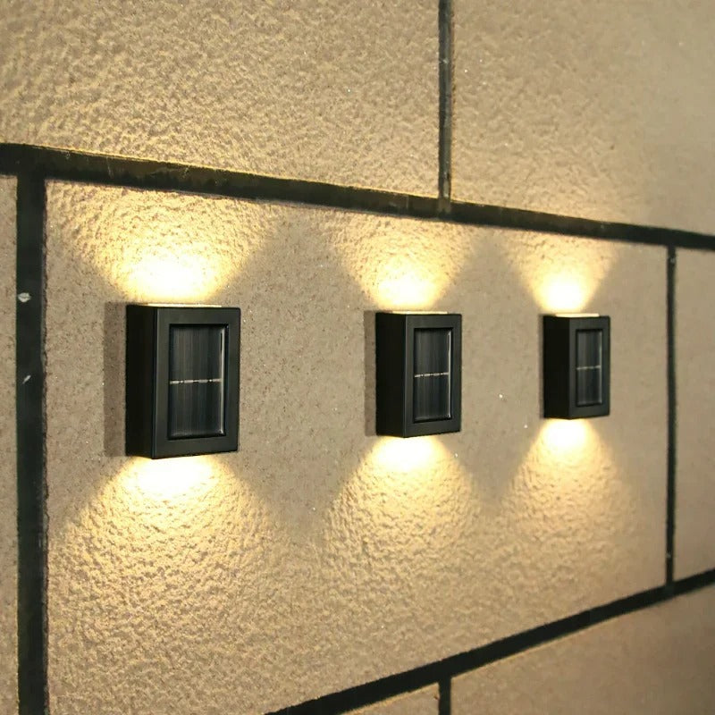 Applique LED da parete – Ad alimentazione solare e resistenti alle intemperie