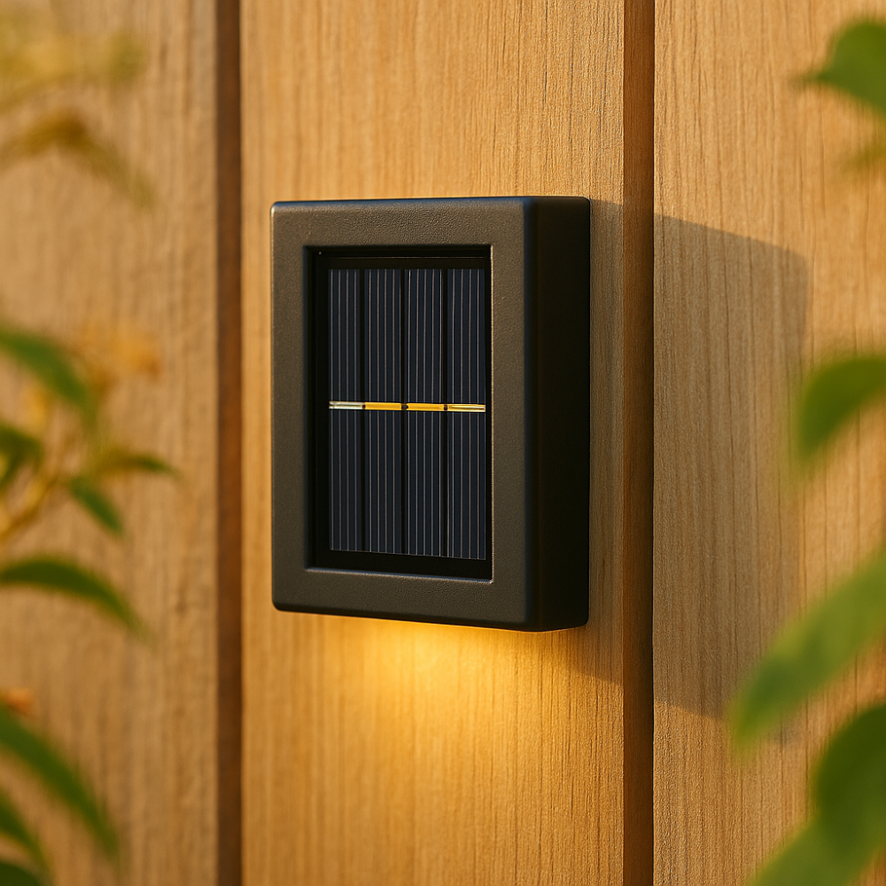 Applique LED da parete – Ad alimentazione solare e resistenti alle intemperie