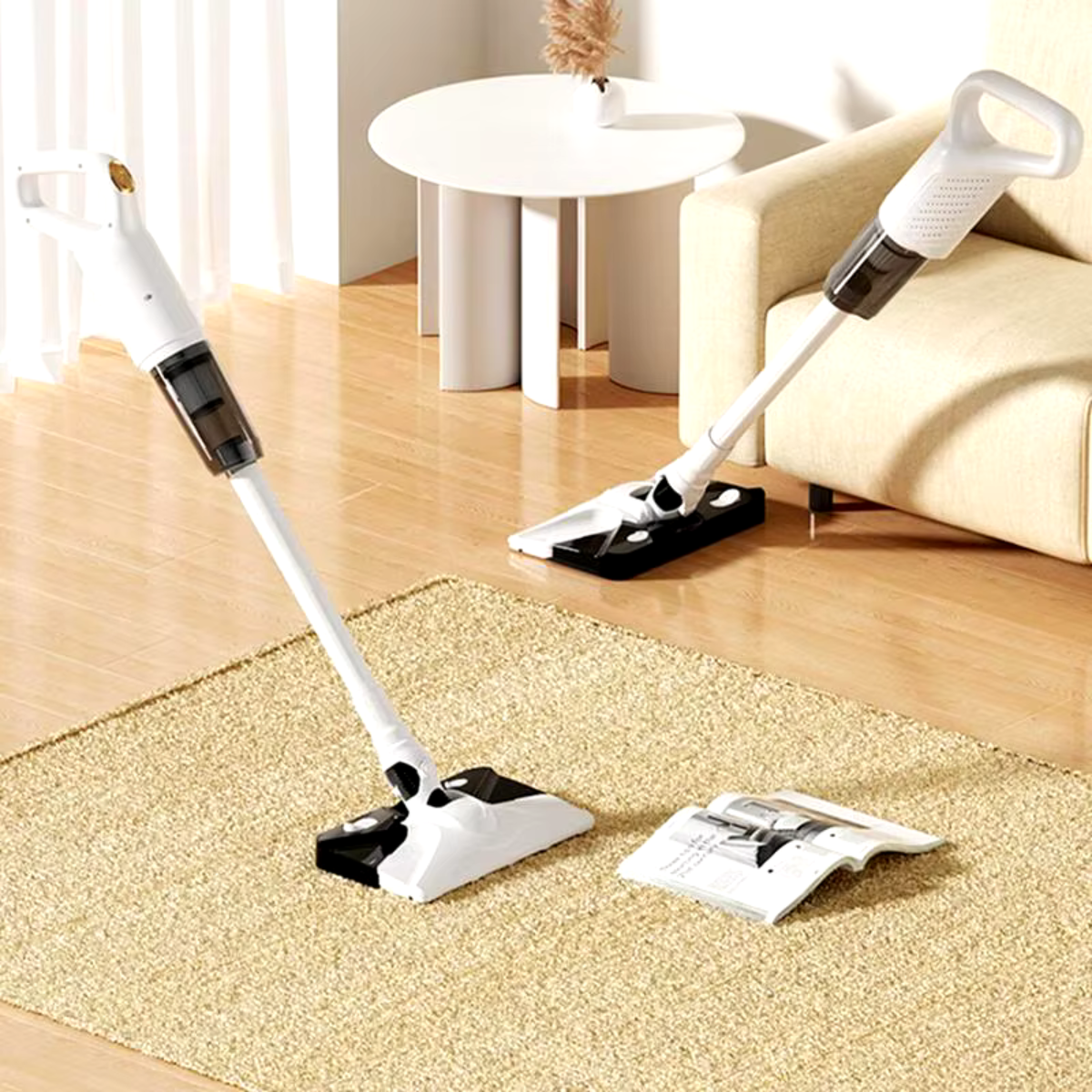 Aspirapolvere e lavapavimenti a batteria 2 in 1