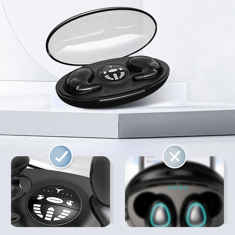Auricolari wireless invisibili per dormire | Impermeabili IPX5 con isolamento acustico