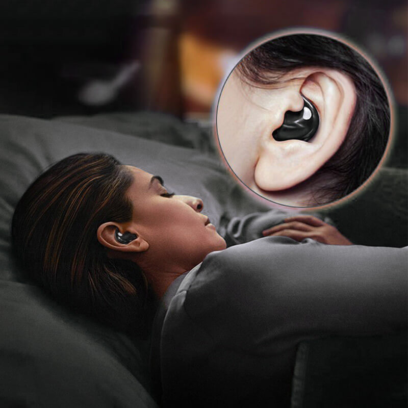 Auricolari wireless invisibili per dormire | Impermeabili IPX5 con isolamento acustico