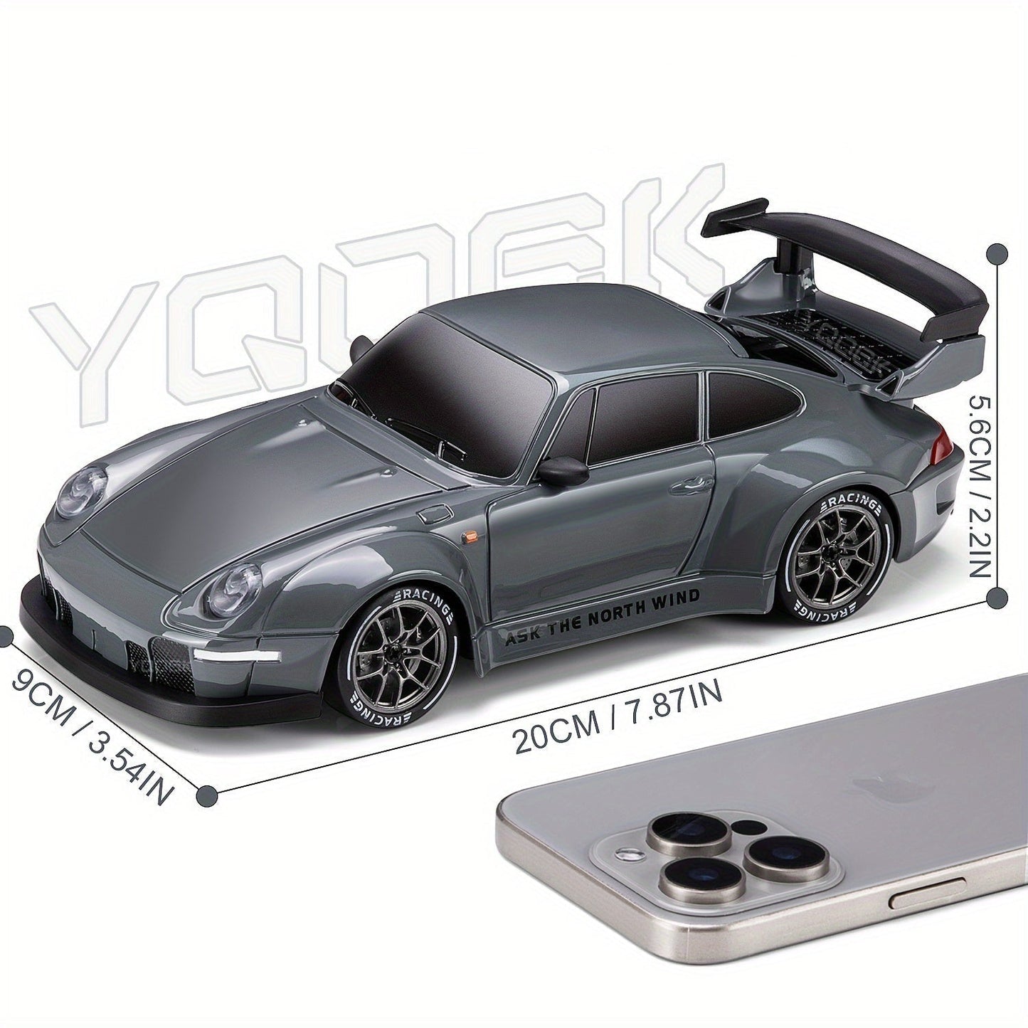 Auto RC radiocomandata a 2,4 GHz da drift, ricaricabile