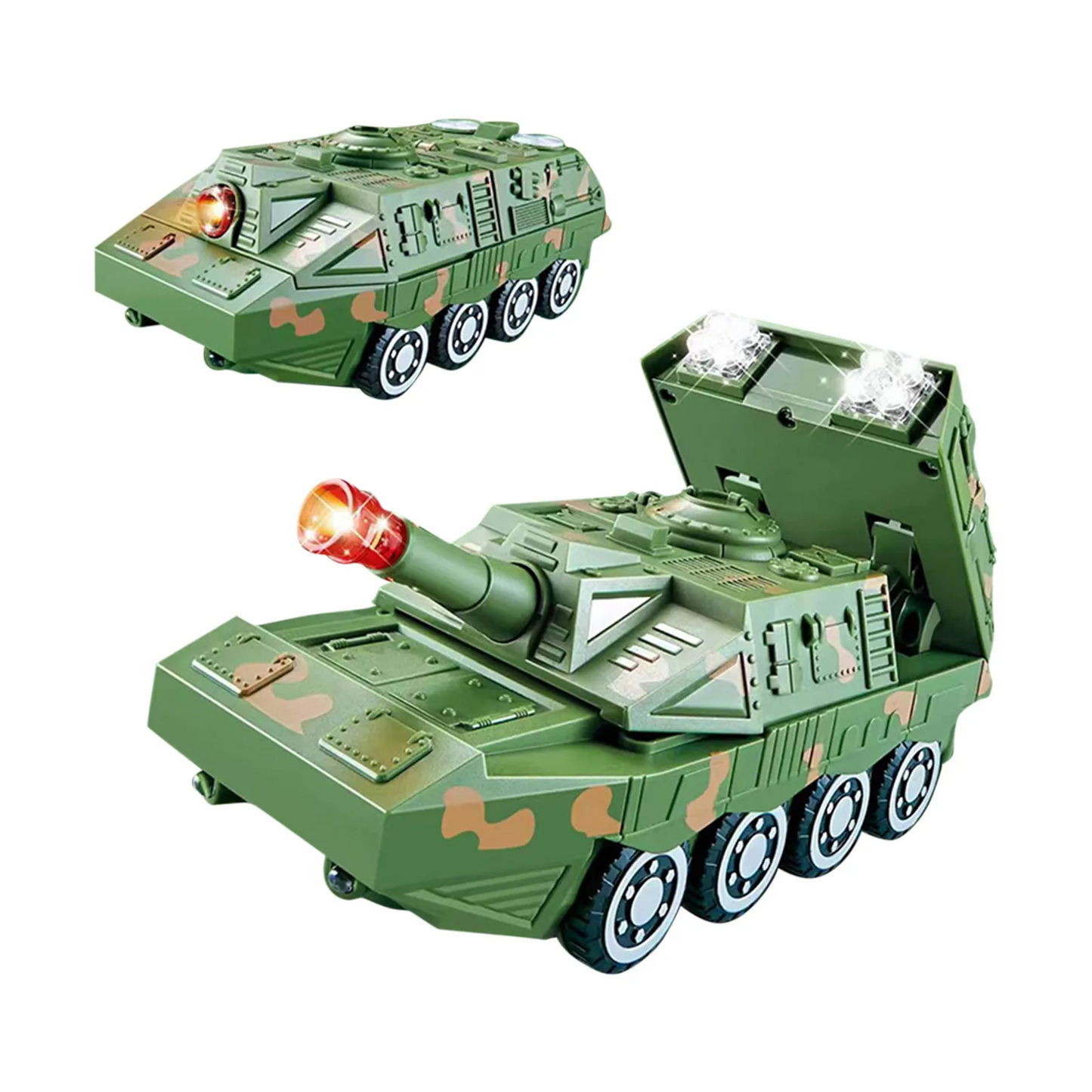 Auto Robot Giocattolo Trasformabile per Bambini con Rilevamento degli Ostacoli