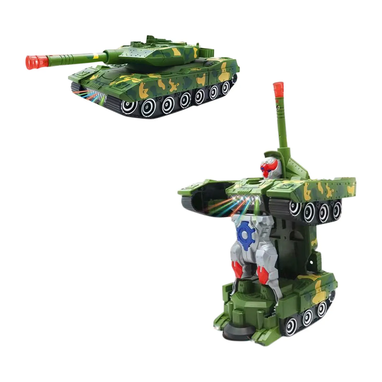 Auto Robot Giocattolo Trasformabile per Bambini con Rilevamento degli Ostacoli