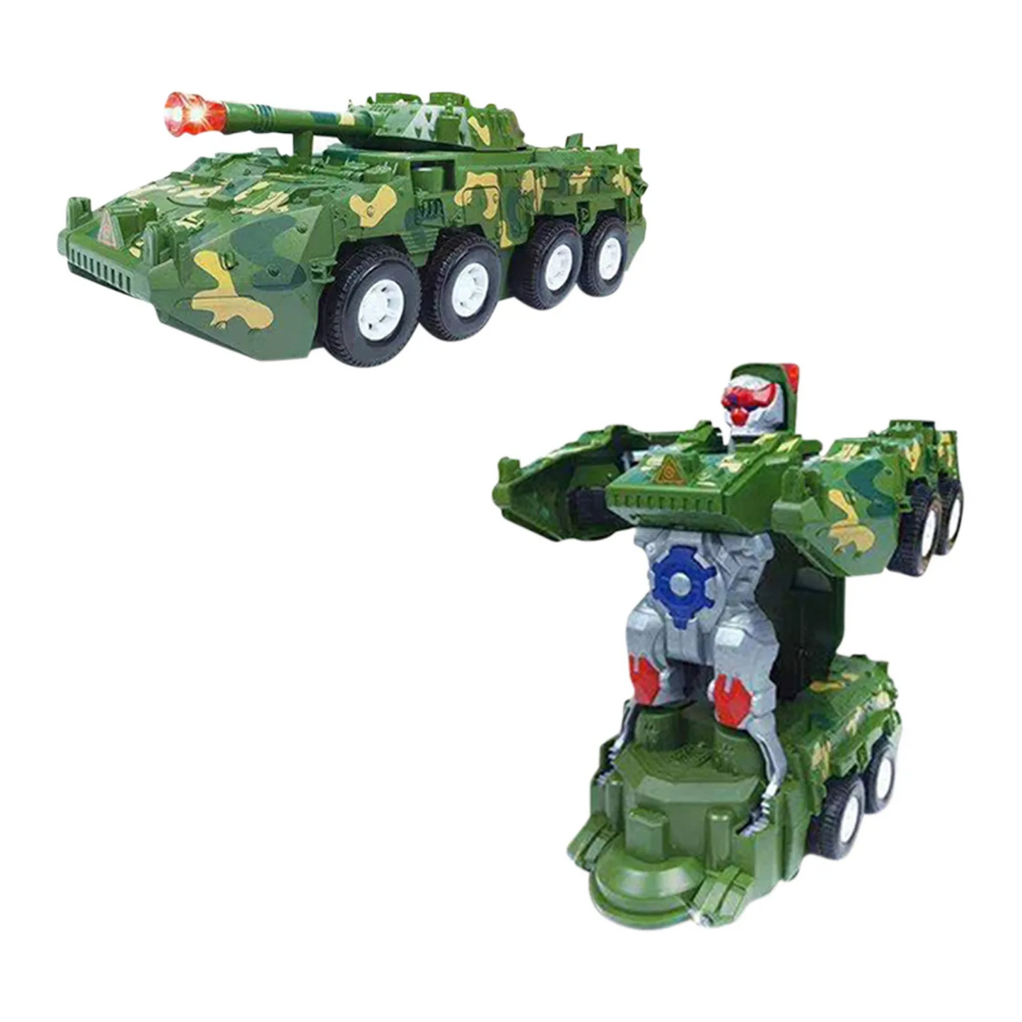 Auto Robot Giocattolo Trasformabile per Bambini con Rilevamento degli Ostacoli