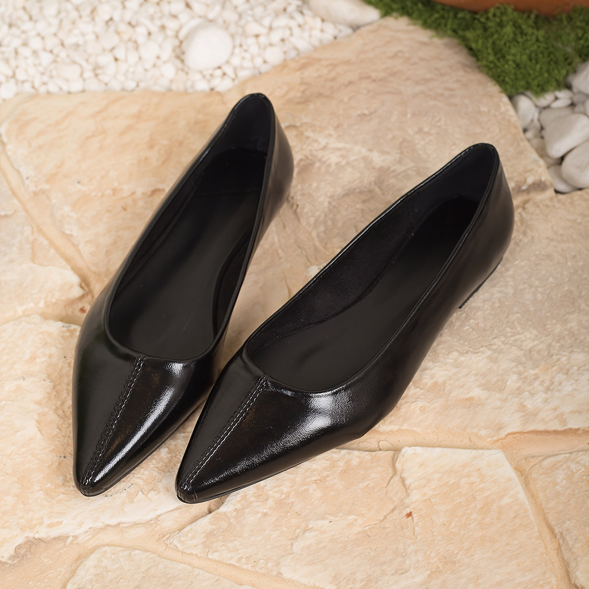 Ballerine a punta slip-on da donna