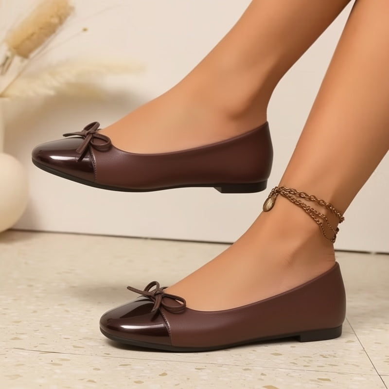 Ballerine basse da donna a punta squadrata