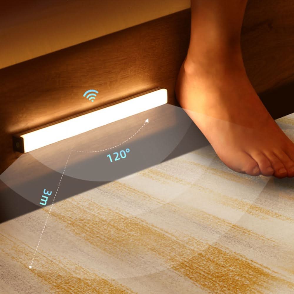 Barra luminosa a LED con sensore di movimento – Senza fili, alimentazione tramite USB/batterie AAA