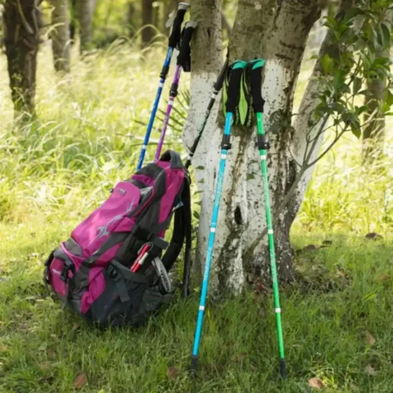 Bastoncino da trekking pieghevole in alluminio per escursioni senza sforzo