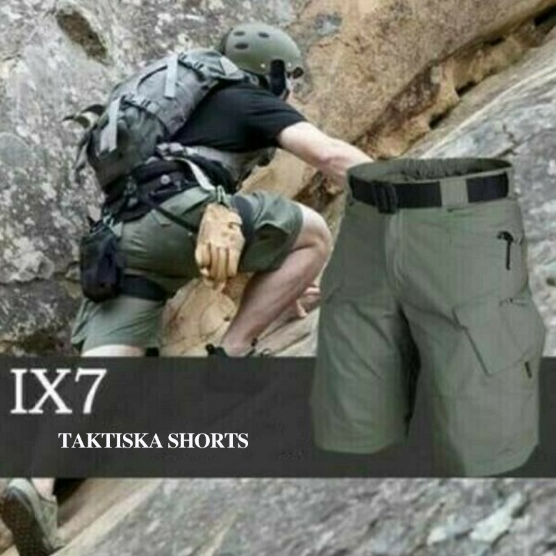 Bermuda da Trekking Impermeabili da Uomo con Tasche Multiple
