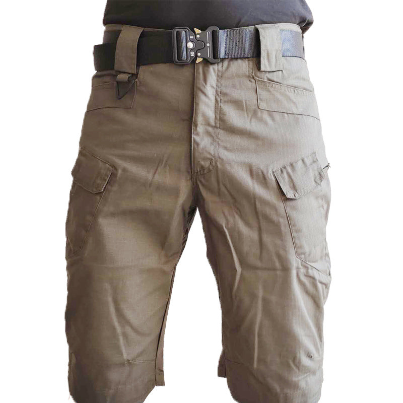 Bermuda da Trekking Impermeabili da Uomo con Tasche Multiple