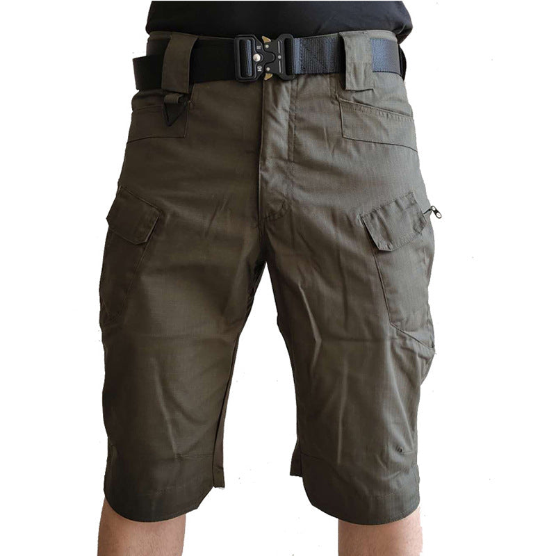 Bermuda da Trekking Impermeabili da Uomo con Tasche Multiple