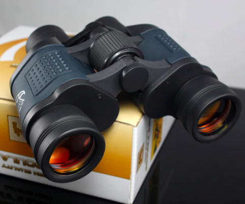 Binocolo 60x60 di Alta Qualità con Visione Notturna per Avventure all'Aperto