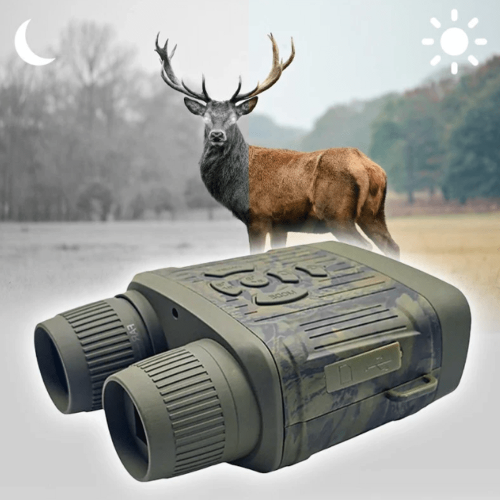 Binocolo a visione notturna a infrarossi con display HD e portata di 305 m