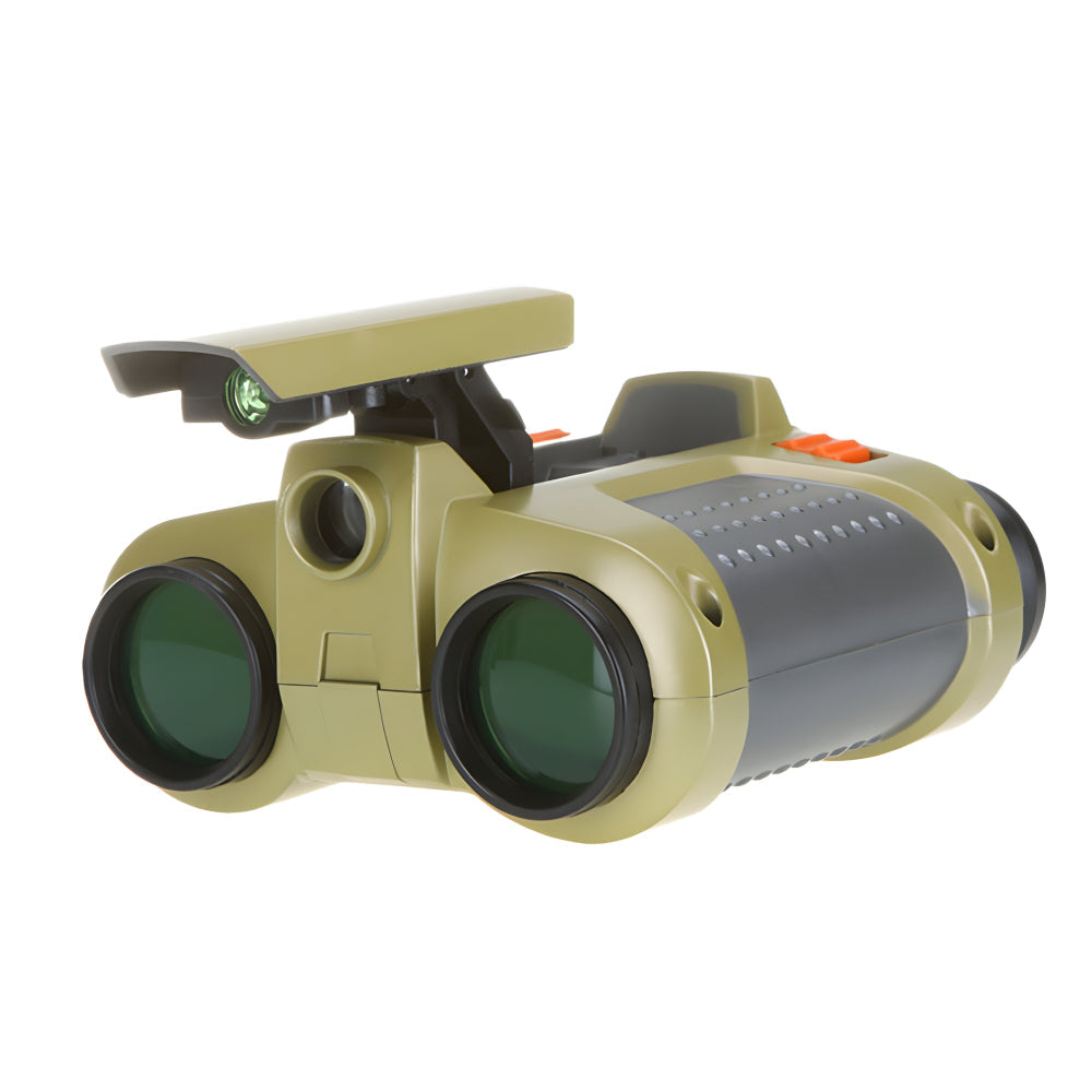 Binocolo per Bambini con Visione Notturna | Ingrandimento 4x30 | Robusto e Impermeabile