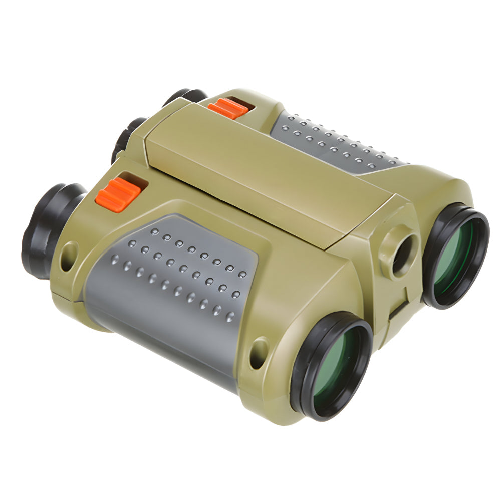 Binocolo per Bambini con Visione Notturna | Ingrandimento 4x30 | Robusto e Impermeabile