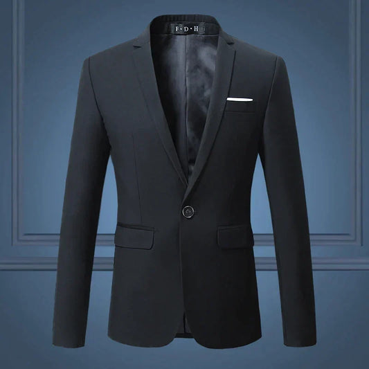 Blazer Classico da Uomo - Eleganza Senza Tempo per Ogni Occasione Autunnale
