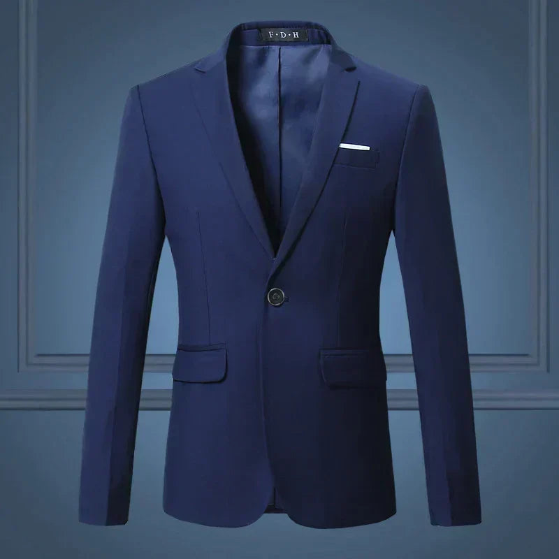 Blazer Classico da Uomo - Eleganza Senza Tempo per Ogni Occasione Autunnale