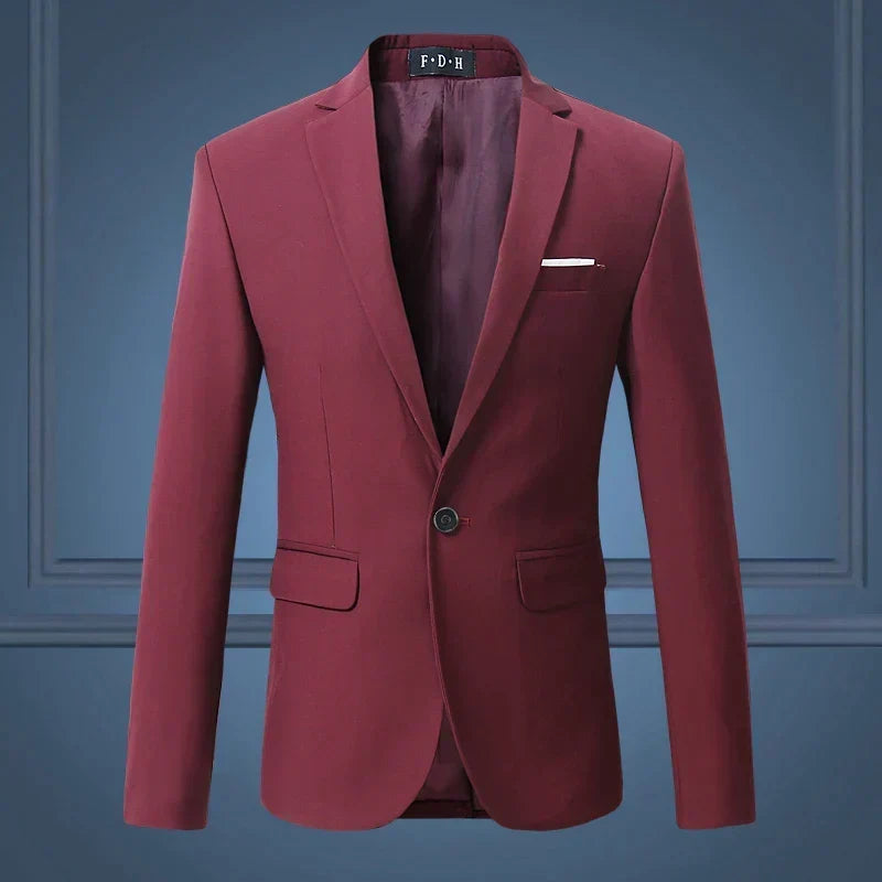 Blazer Classico da Uomo - Eleganza Senza Tempo per Ogni Occasione Autunnale