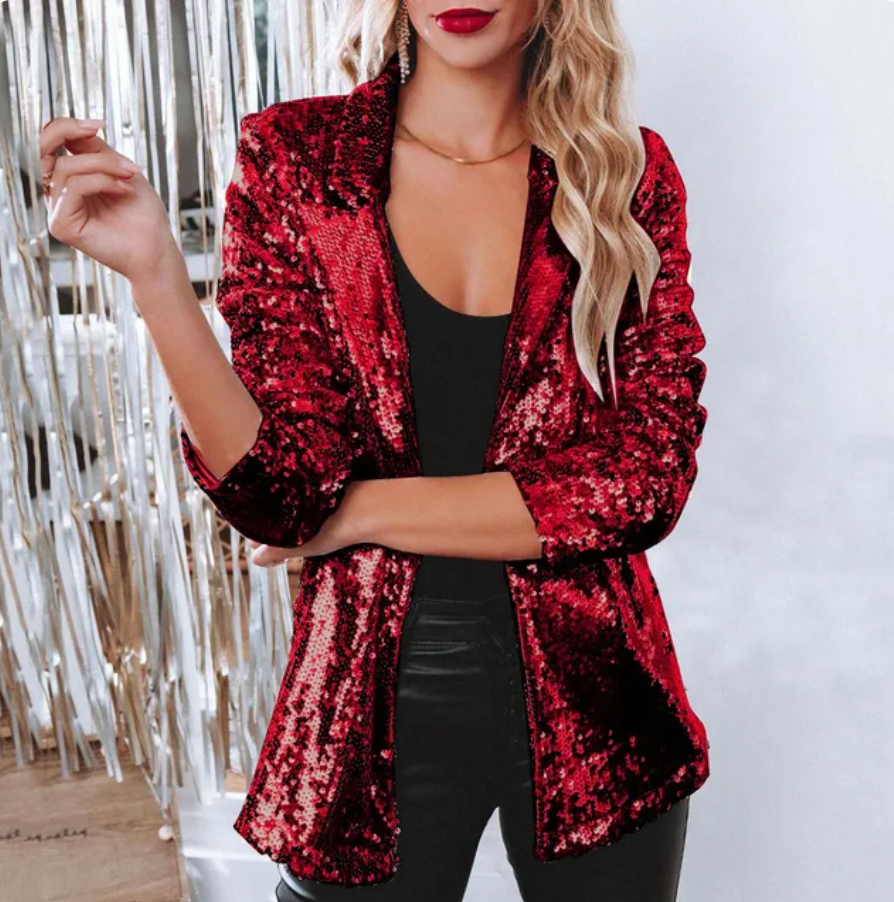 Blazer da Donna con Paillettes