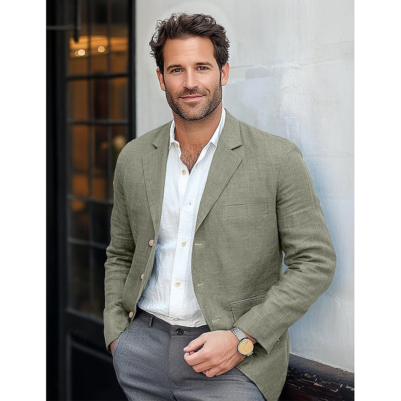 Blazer da Uomo Classico e Leggero – Smart Casual per Tutto l'Anno