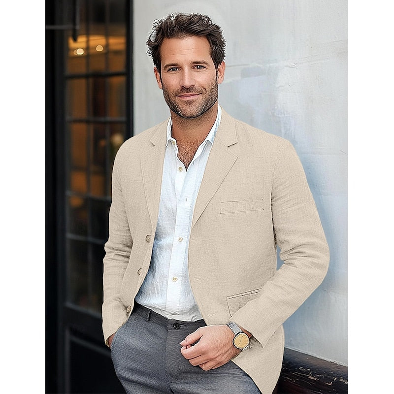 Blazer da Uomo Classico e Leggero – Smart Casual per Tutto l'Anno