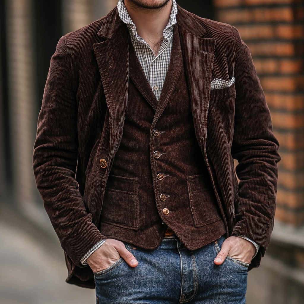 Blazer e gilet in cashmere