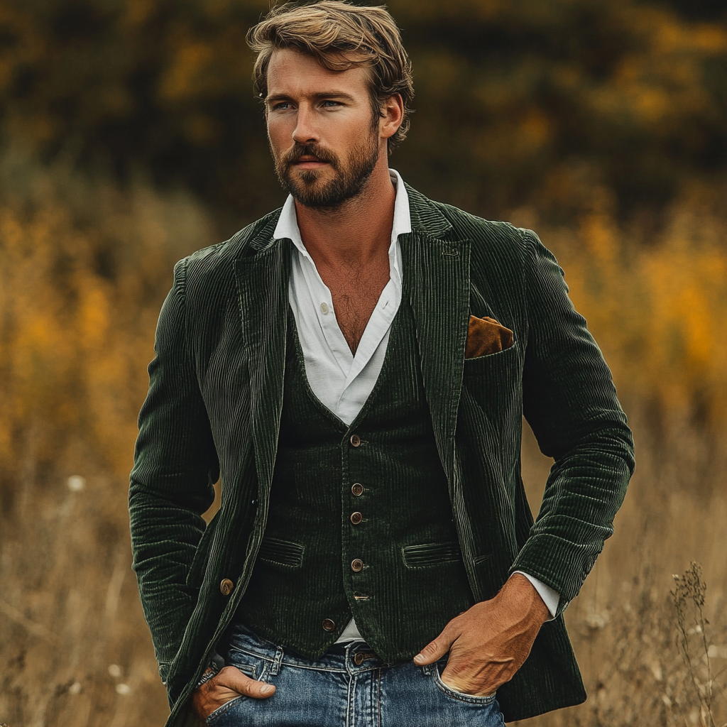 Blazer e gilet in cashmere