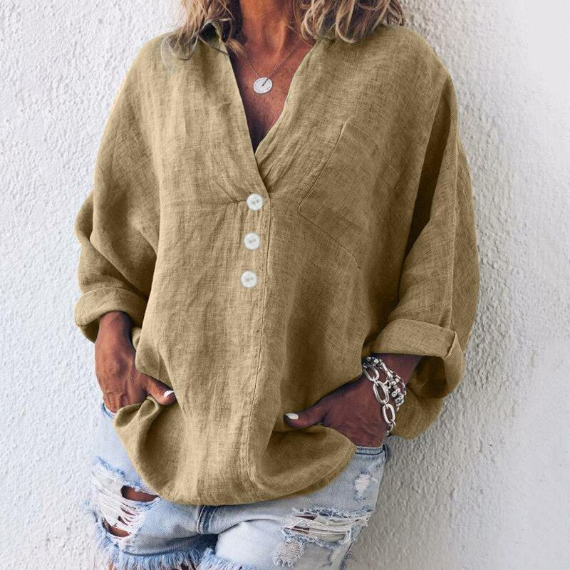 Blusa da donna con bottoni