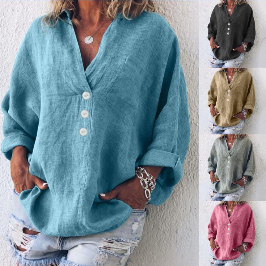 Blusa da donna con bottoni