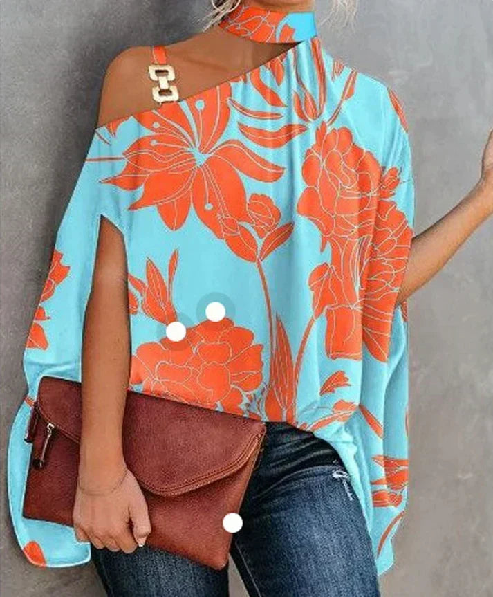 Blusa morbida da donna in cotone per un uso quotidiano e versatile