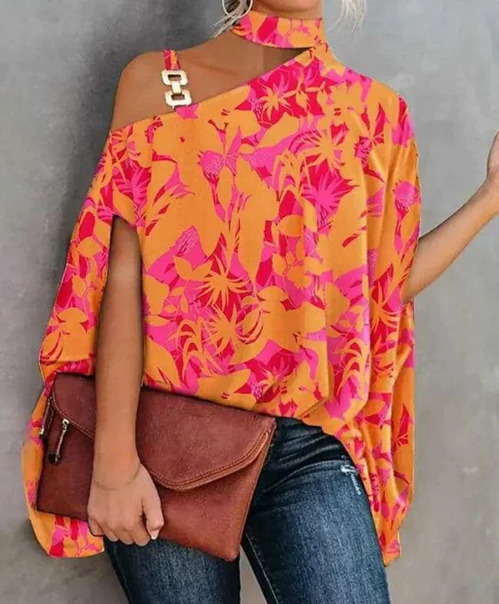 Blusa morbida da donna in cotone per un uso quotidiano e versatile
