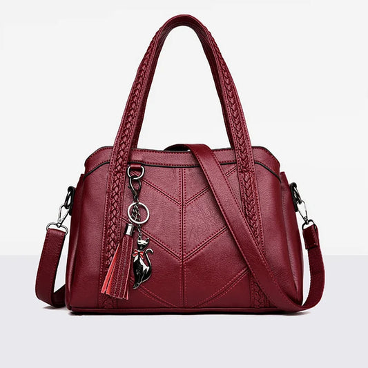 Borsa a mano in pelle capiente