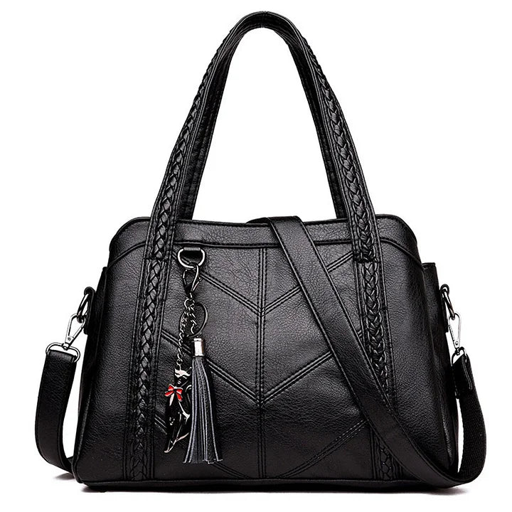Borsa a mano in pelle capiente