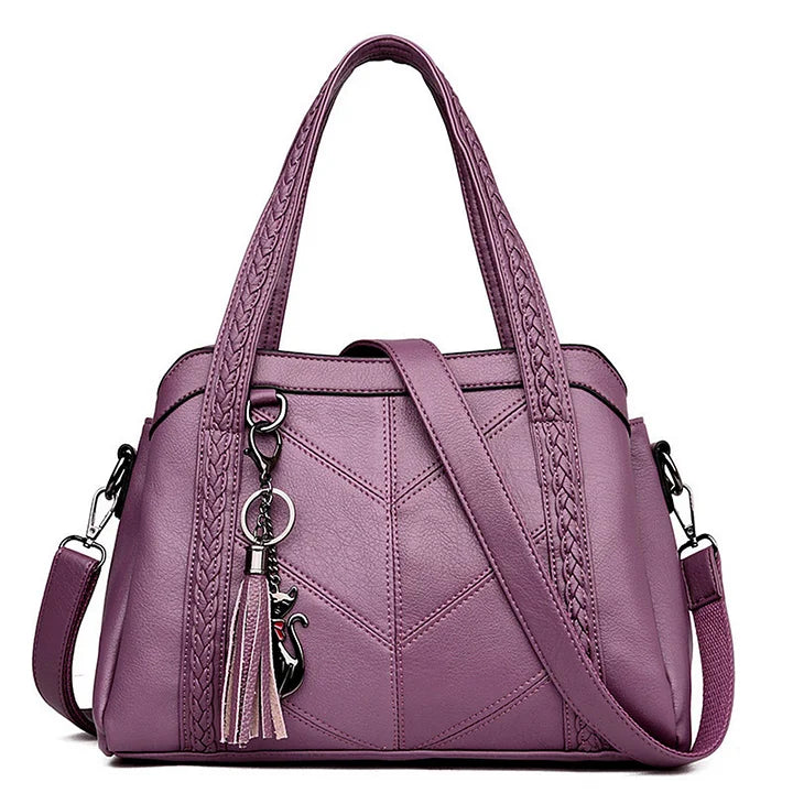 Borsa a mano in pelle capiente