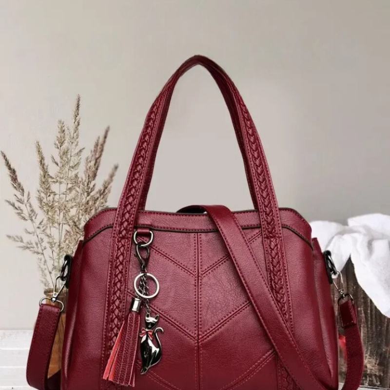 Borsa a mano in pelle capiente