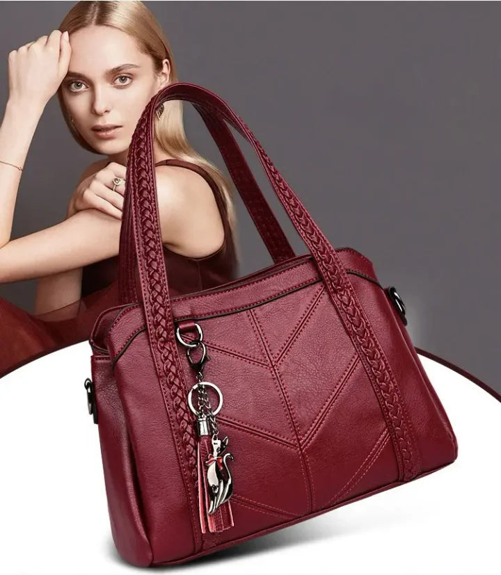 Borsa a mano in pelle capiente