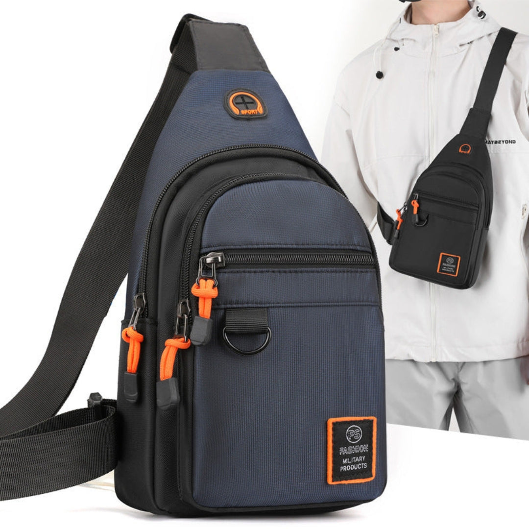 Borsa a tracolla impermeabile con scomparti multipli