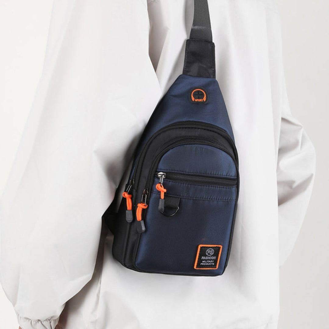 Borsa a tracolla impermeabile con scomparti multipli