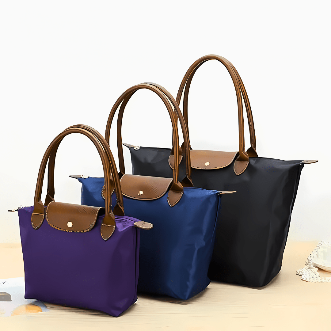 Borsa a spalla in tessuto Oxford – Borsa tote shopper