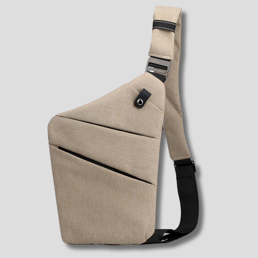 Borsa a Tracolla Antifurto Organizer con Cerniere Nascoste