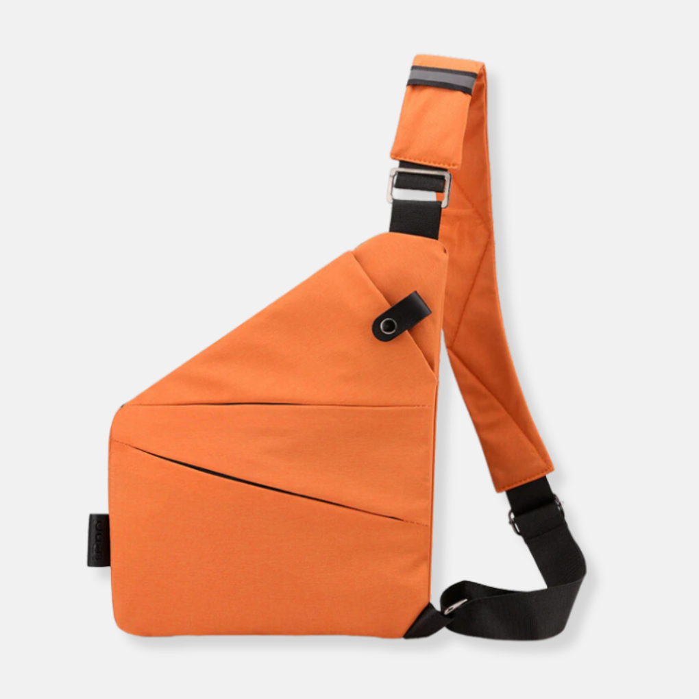 Borsa a Tracolla Antifurto Organizer con Cerniere Nascoste