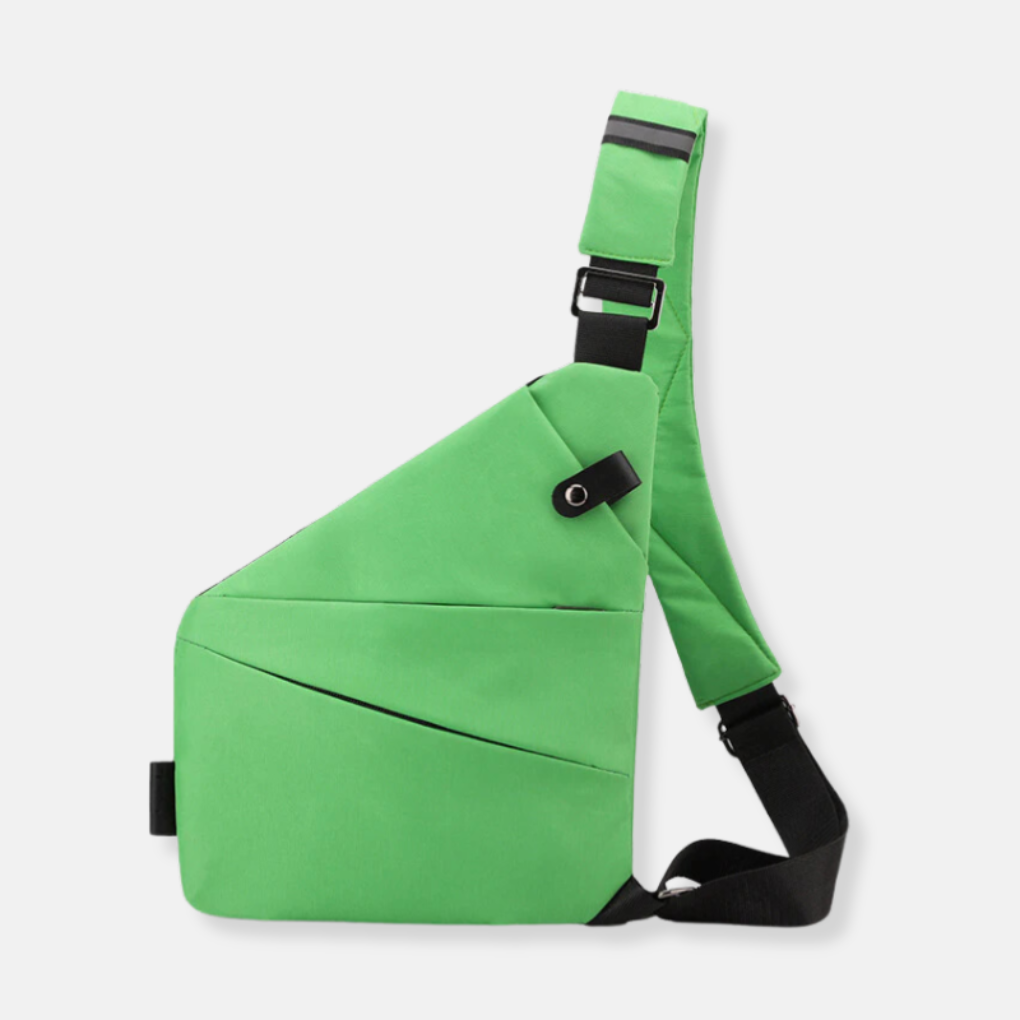 Borsa a Tracolla Antifurto Organizer con Cerniere Nascoste