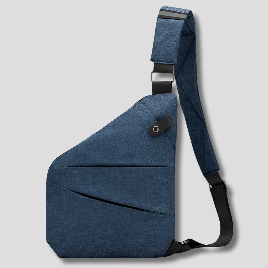 Borsa a Tracolla Antifurto Organizer con Cerniere Nascoste