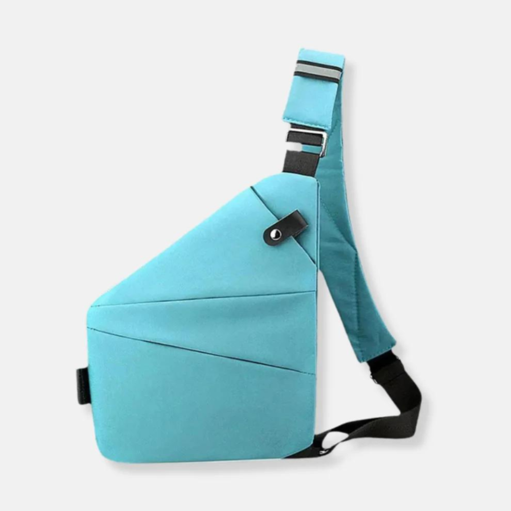 Borsa a Tracolla Antifurto Organizer con Cerniere Nascoste