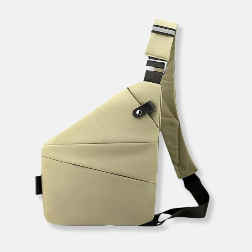 Borsa a Tracolla Antifurto Organizer con Cerniere Nascoste