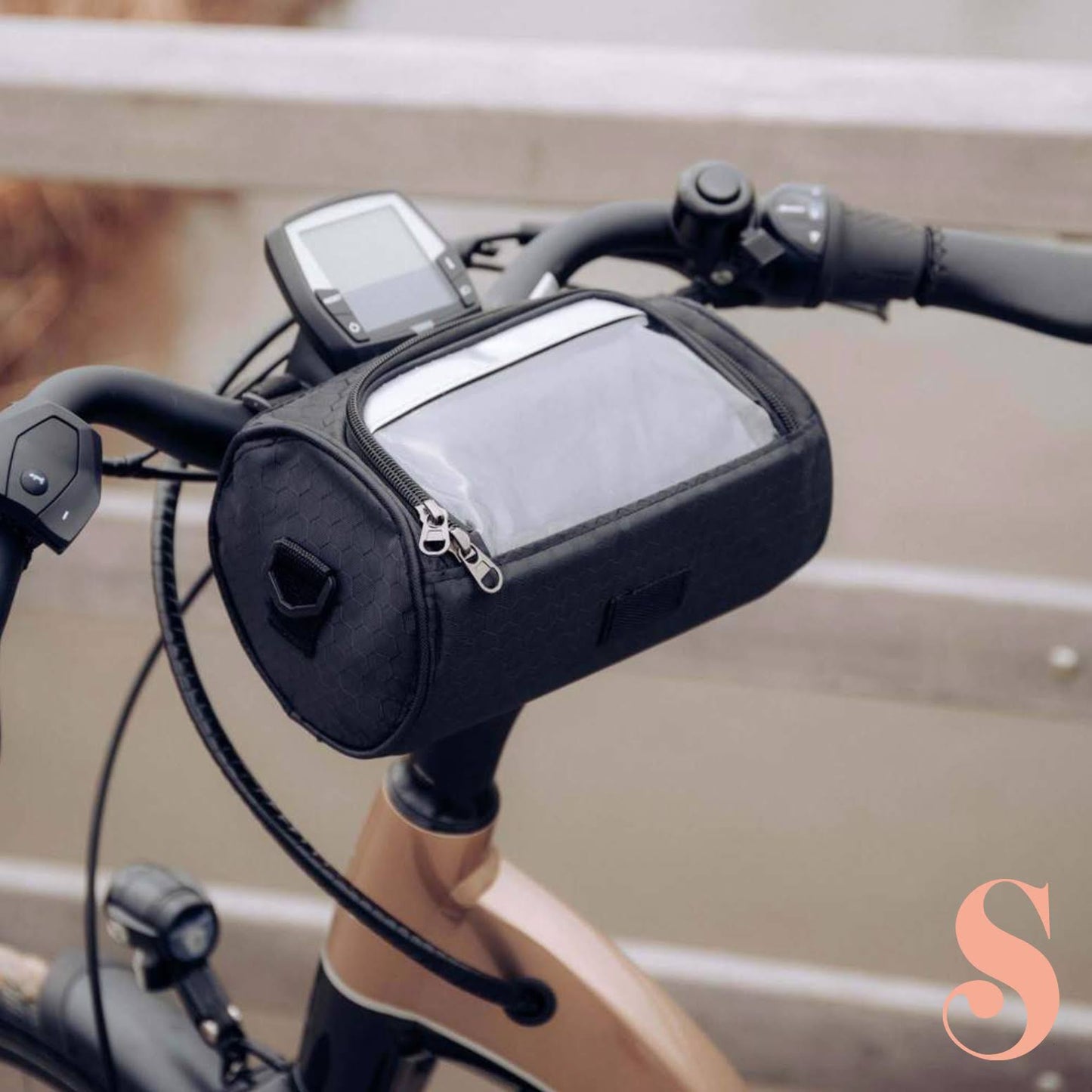 Borsa da Bici Impermeabile Universale con Finestra per Smartphone
